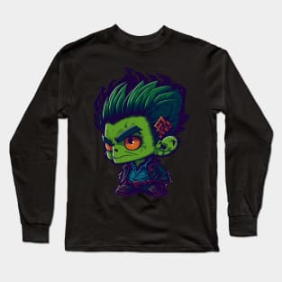 Chibi Style Goblin Long Sleeve T-Shirt